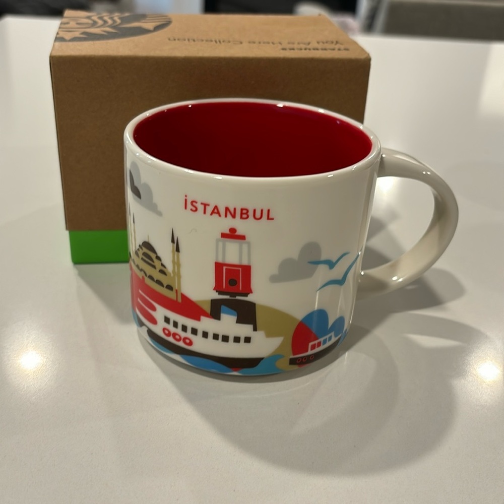 Starbucks coffee Cup Mug 14oz You Are Here Collection ISTANBUL
